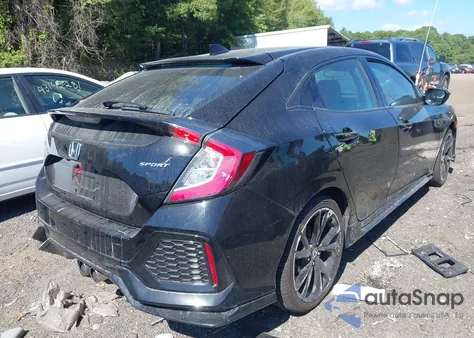 2019 Honda Civic Sport из США, поврежденный, VIN SHHFK7G49KU210380